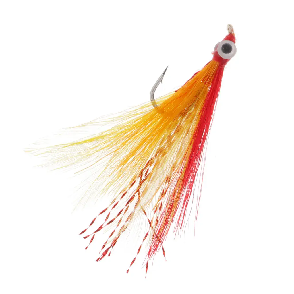 

Clouser Minnow Fly Fishing Flies Salmon Trout Insects Bait Lure Floating Flies with 6 Hook