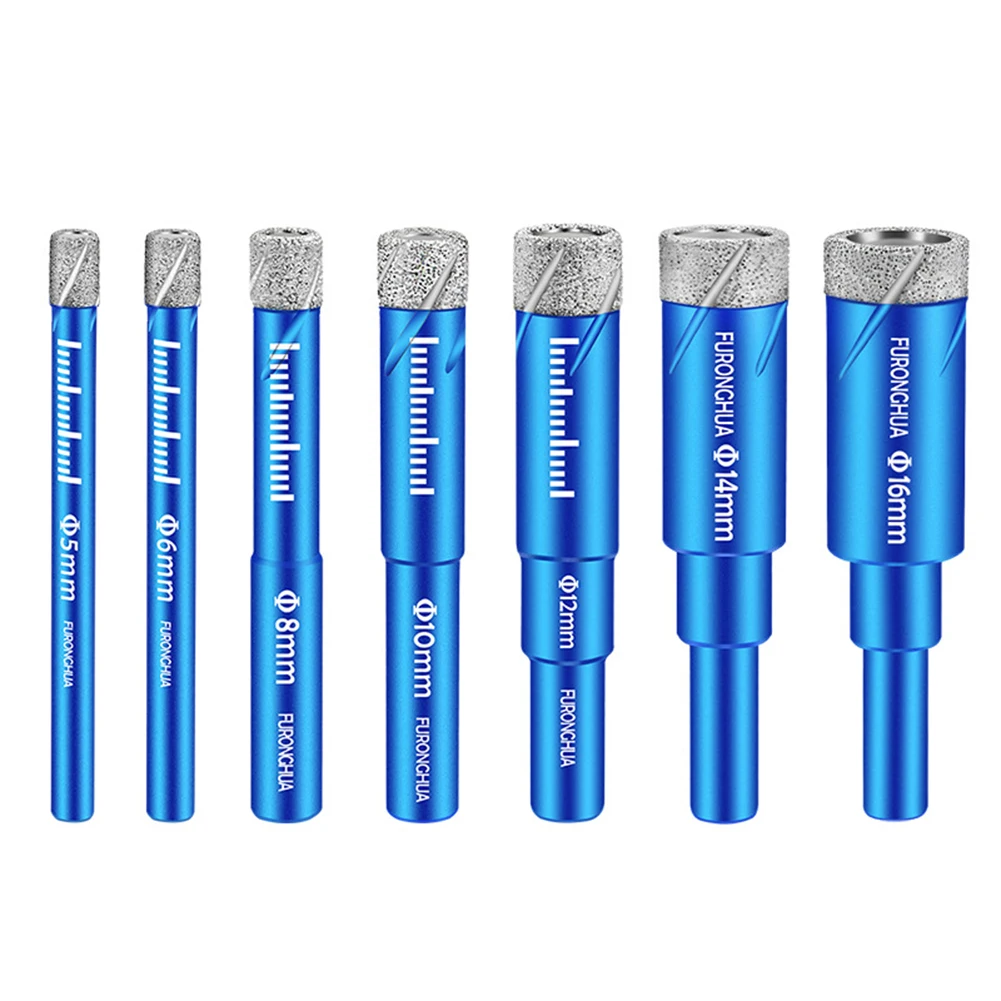 Diamond Dry Drill Bits with Wax Insert Cooling for Ceramic Tile Porcelain Marble Slate 5MM/6MM/8MM/10MM/12MM/14MM/16MM
Diamond Dry Drill Bits with Wax Insert Cooling for Ceramic Tile Porcelain Marble Slate 5MM/6MM/8MM/10MM/12MM/14MM/16MM