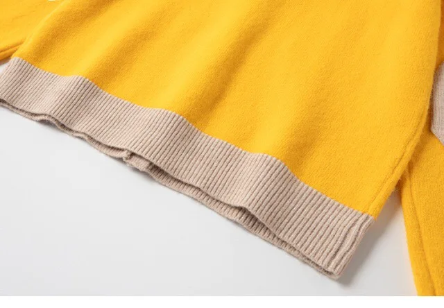 2021 New Fashion Luxury Brand Design Yellow Cashmere Knitted Cardigan Jacket 100%Cashmere Sexy Comfortable Casual Sweater 10112
2021 New Fashion Luxury Brand Design Yellow Cashmere Knitted Cardigan Jacket 100%Cashmere Sexy Comfortable Casual Sweater 10112