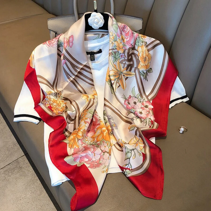 2021 new spring women scarf quality shawl silk fashion scarf headscarf beach sunscreen bag headscarf scarf 90cm*90cm
2021 new spring women scarf quality shawl silk fashion scarf headscarf beach sunscreen bag headscarf scarf 90cm*90cm