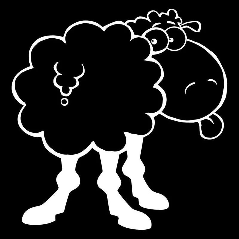 New Fun Sheep Car Styling Cute Farm Animal Car PVC Sticker Bumper Sticker with 15.4cm*15cm
New Fun Sheep Car Styling Cute Farm Animal Car PVC Sticker Bumper Sticker with 15.4cm*15cm