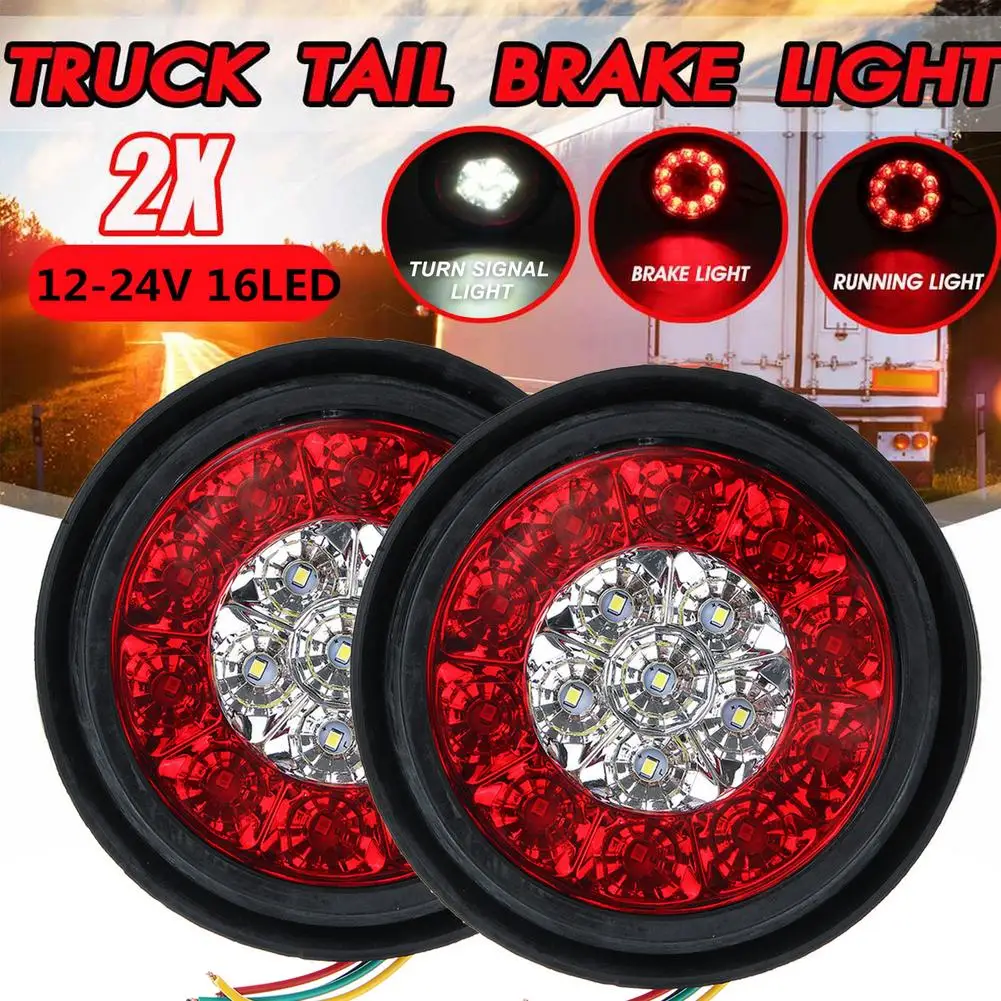 12V Car LED Turn Signal Light Round Rear Brake Lamps LEDs Tail Stop Lamp For Truck Trailer RV Caravan
12V Car LED Turn Signal Light Round Rear Brake Lamps LEDs Tail Stop Lamp For Truck Trailer RV Caravan
