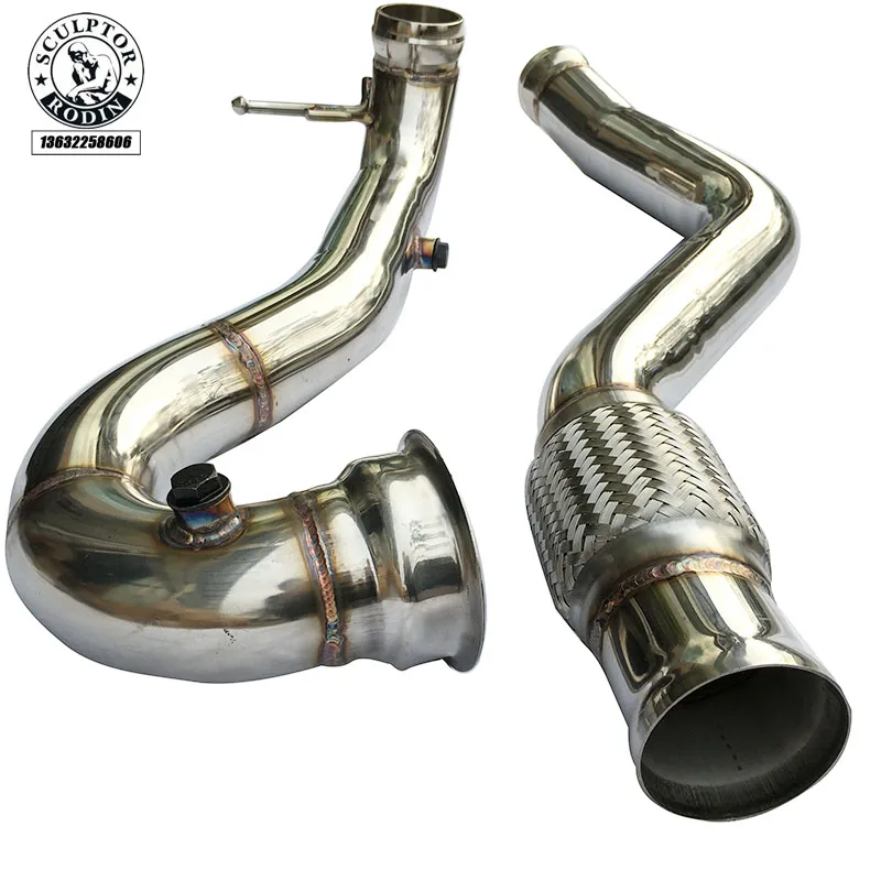 Turbo Catless водосточная труба выхлопных газов для Benz AMG A45 cla45 3 дюймов K8-DP231 |