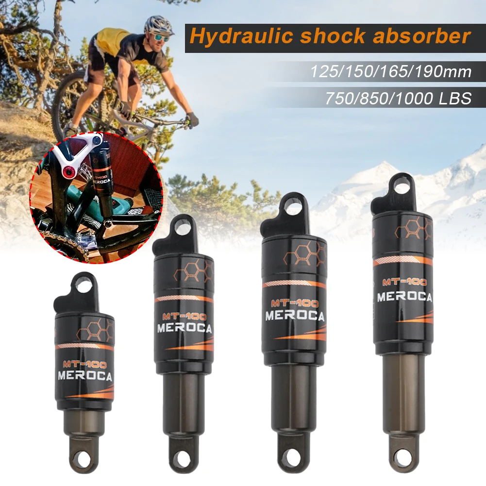 Top Bicycle Oil Spring Shock Rear Absorber 125/150/165/190mm Adjustable Bike Shock Damper Reducer For Mountain Bike Scooter
Top Bicycle Oil Spring Shock Rear Absorber 125/150/165/190mm Adjustable Bike Shock Damper Reducer For Mountain Bike Scooter