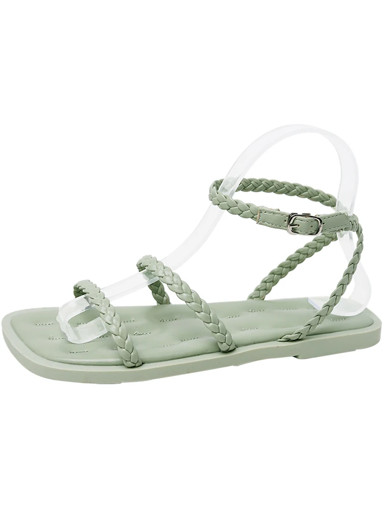 Women Summer Flat Sandals sneaker Thong Open Toe Woman Pu Leather Slip On Female Beach Shoes Ladies Fashion Footwear
Women Summer Flat Sandals sneaker Thong Open Toe Woman Pu Leather Slip On Female Beach Shoes Ladies Fashion Footwear