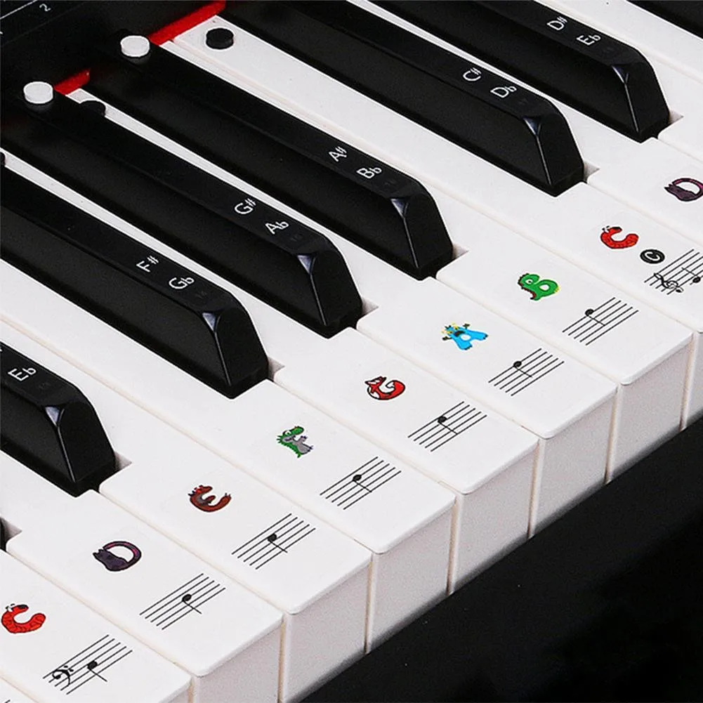 Piano Keyboard Stickers For 88 Keys 61 Keys 54 Keys Children Cartoon Piano Keyboard Stickers For Kids And Beginners
Piano Keyboard Stickers For 88 Keys 61 Keys 54 Keys Children Cartoon Piano Keyboard Stickers For Kids And Beginners