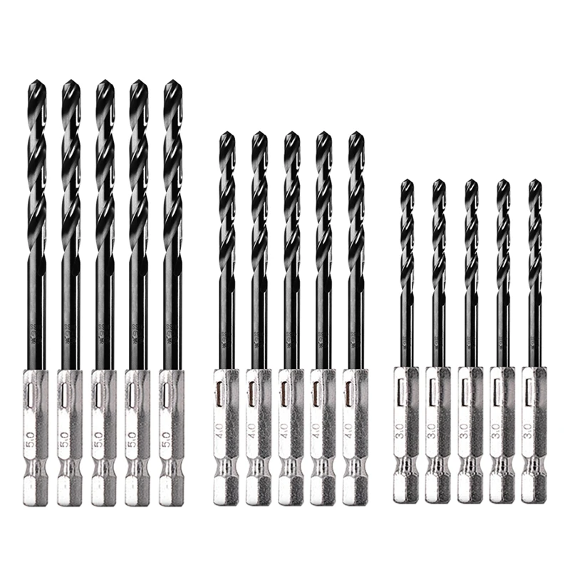 Big deal 15Pcs Drill Bit Hexagon Shank High Speed Steel Straight Shank HSS High Speed Steel Titanium Coated Drill Bit Tool Set
Big deal 15Pcs Drill Bit Hexagon Shank High Speed Steel Straight Shank HSS High Speed Steel Titanium Coated Drill Bit Tool Set