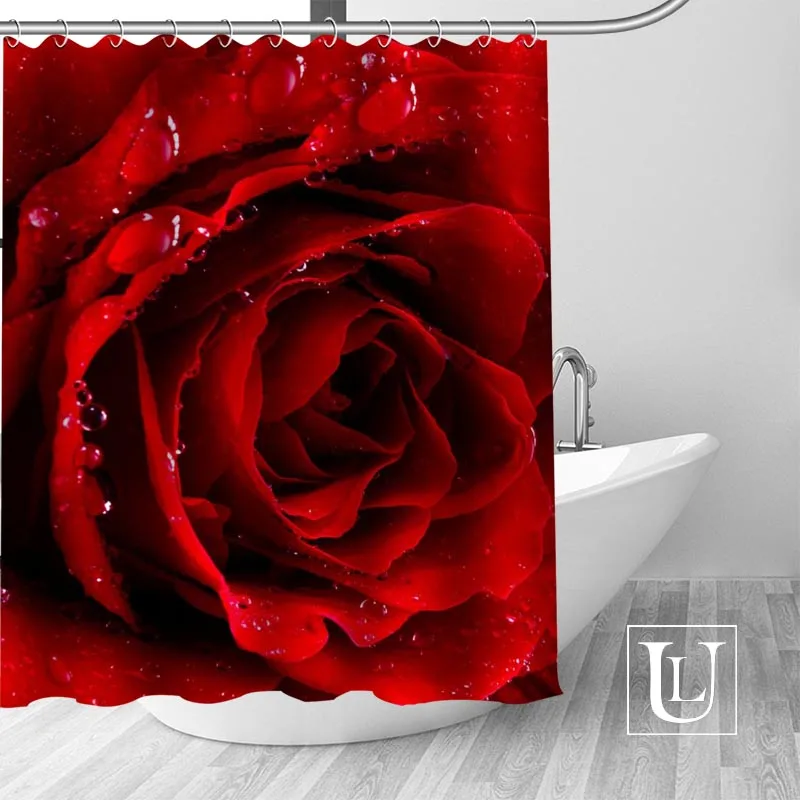 Romantic red rose Shower Curtains Custom Bathroom Curtain Waterproof Bathroom Fabric Polyester Shower Curtain High Quality
Romantic red rose Shower Curtains Custom Bathroom Curtain Waterproof Bathroom Fabric Polyester Shower Curtain High Quality