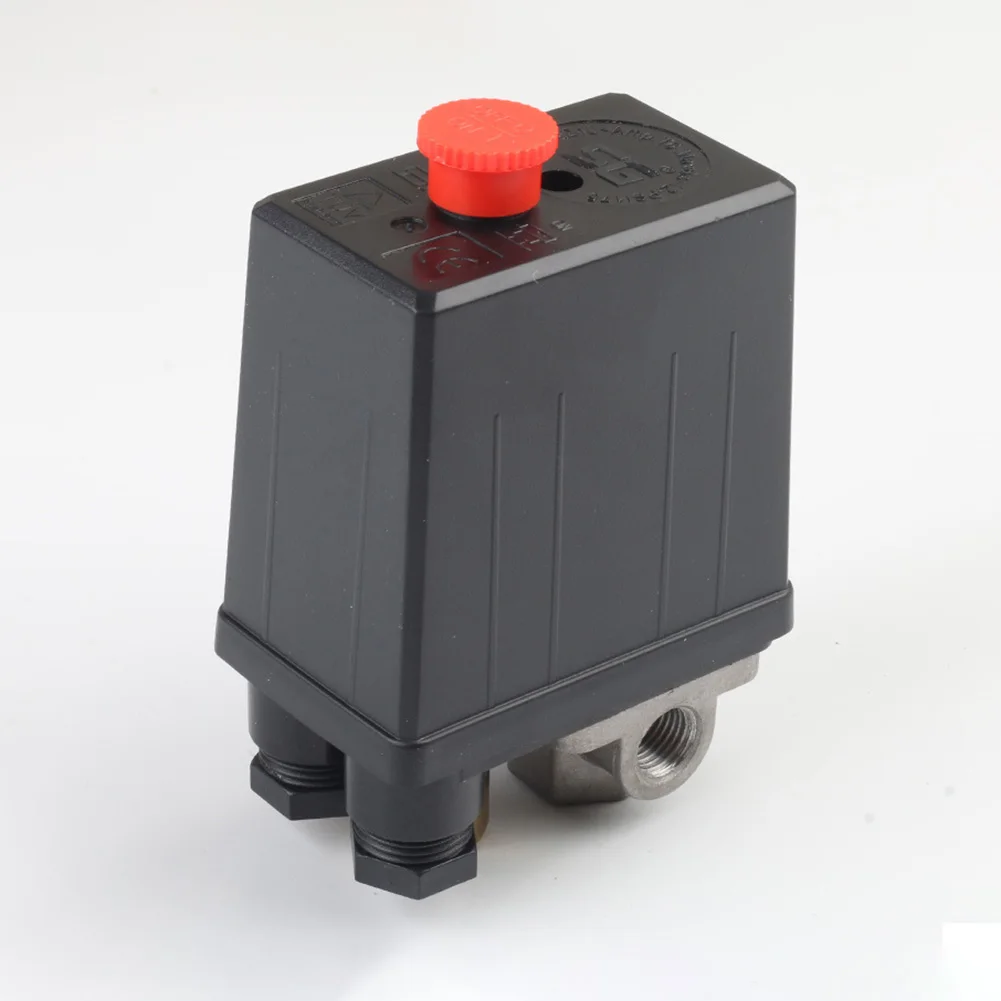 Heavy Duty Air Compressor Pressure Switch Control Valve 16A 220V/380V Dia. 6mm 82*52*127MM 5-8BAR
Heavy Duty Air Compressor Pressure Switch Control Valve 16A 220V/380V Dia. 6mm 82*52*127MM 5-8BAR