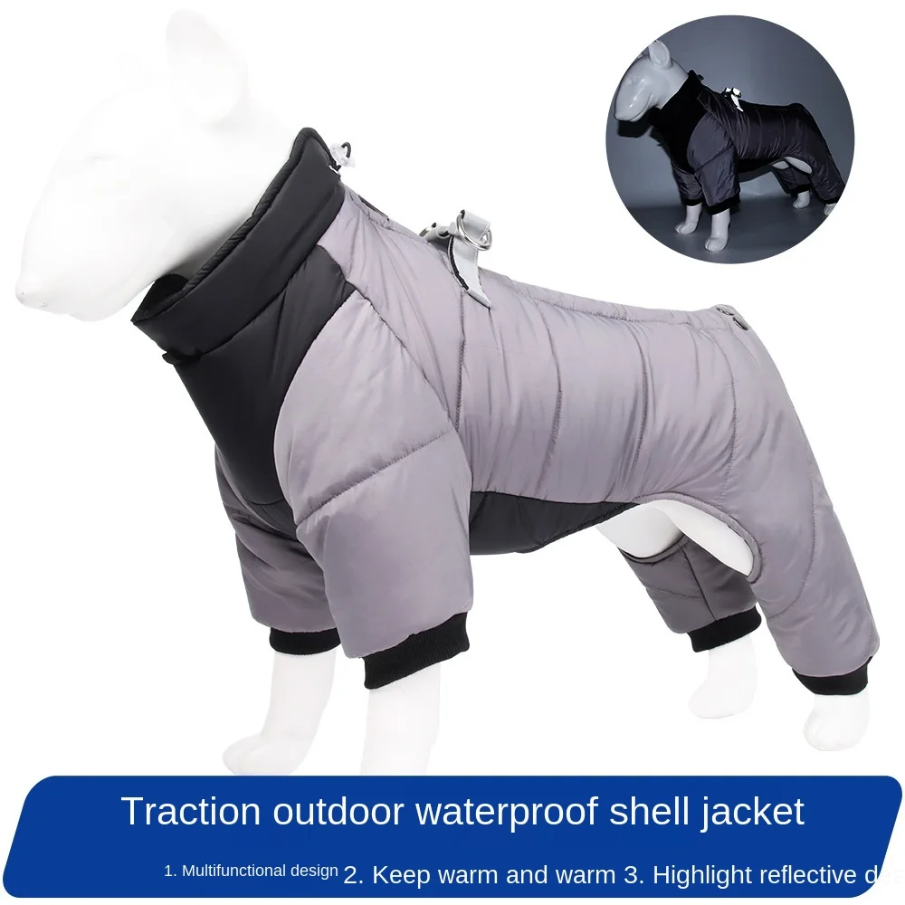 Clothes for Pets Dog Coat Reflective Color Matching Small and Medium-sized Dog Coat Autumn and Winter Dog Clothes
Clothes for Pets Dog Coat Reflective Color Matching Small and Medium-sized Dog Coat Autumn and Winter Dog Clothes