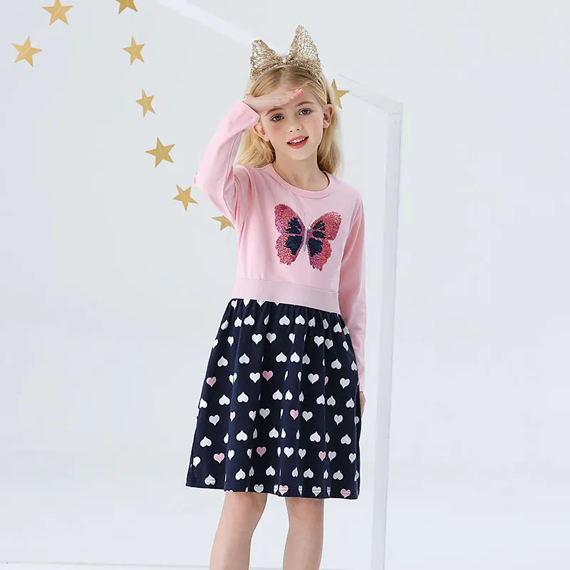 Long Sleeve Dress For Kids Girls Princess Dresses Sequin Butterfly Clothing Children Fancy Party Costume Girls Princess Clothes
Long Sleeve Dress For Kids Girls Princess Dresses Sequin Butterfly Clothing Children Fancy Party Costume Girls Princess Clothes