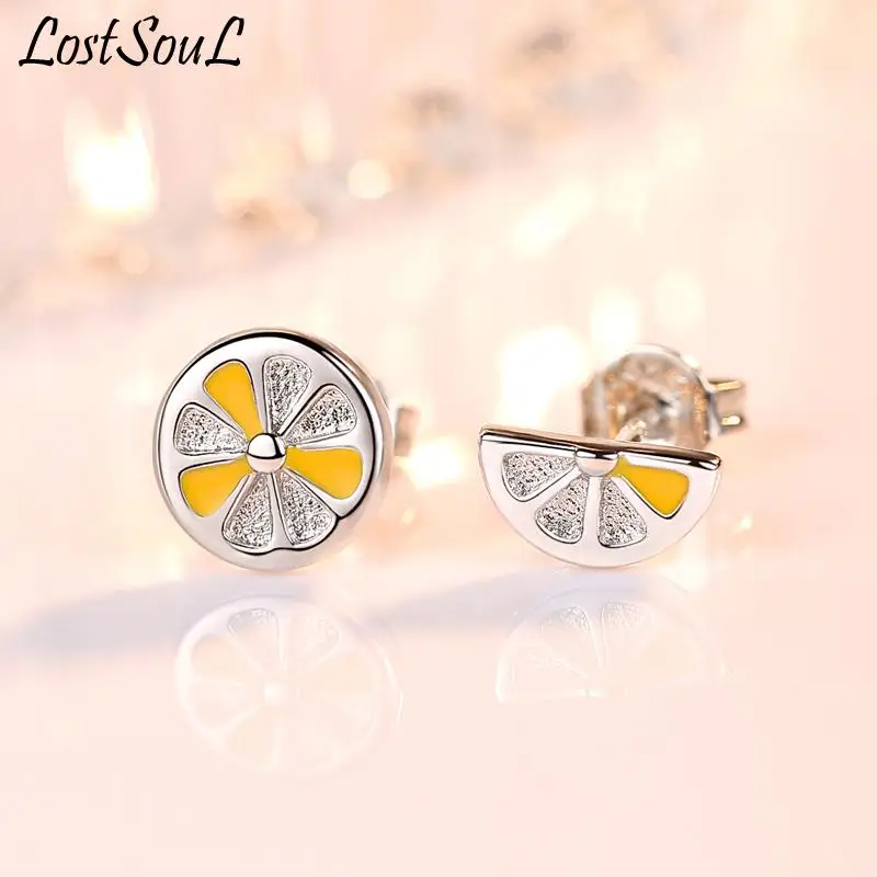 New Arrivals Fashion Asymmetric Lemon 925 Sterling Silver Stud Earrings Anti Allergy For Ladies Women Jewellery Party Wedding
New Arrivals Fashion Asymmetric Lemon 925 Sterling Silver Stud Earrings Anti Allergy For Ladies Women Jewellery Party Wedding