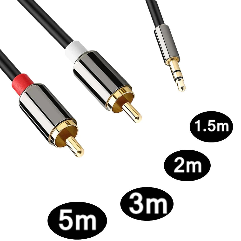GRWIBEOU RCA Cable HiFi Stereo 2RCA to 3.5mm Audio Cable AUX RCA Jack 3.5 Y Splitter for Amplifiers Audio Home Theater Cable RCA
GRWIBEOU RCA Cable HiFi Stereo 2RCA to 3.5mm Audio Cable AUX RCA Jack 3.5 Y Splitter for Amplifiers Audio Home Theater Cable RCA