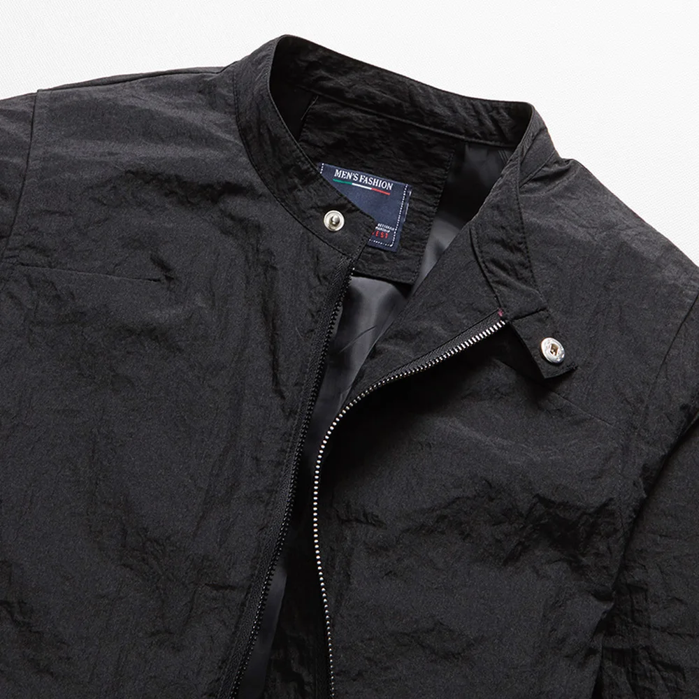 2021 Fashion New Mens Jackets Casual Solid Color Coats jackets Man Spring Autumn Stand collar Outerwear Clothes
2021 Fashion New Mens Jackets Casual Solid Color Coats jackets Man Spring Autumn Stand collar Outerwear Clothes