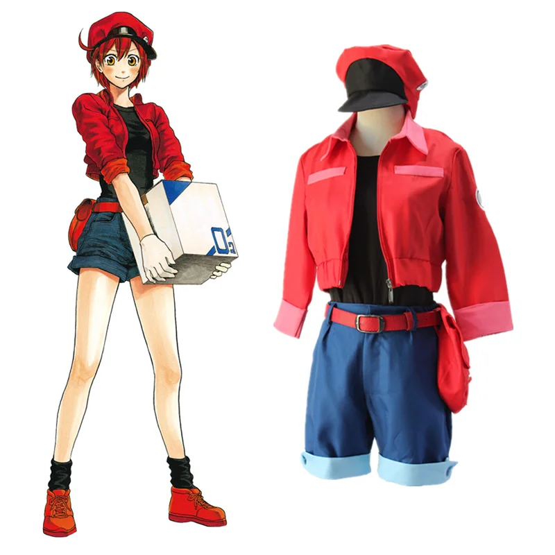 Amine Cells at Work Cosplay Costumes Red Blood Cell Cosplay Custome Hataraku Saibou Halloween Party Erythrocytes Game Costume
Amine Cells at Work Cosplay Costumes Red Blood Cell Cosplay Custome Hataraku Saibou Halloween Party Erythrocytes Game Costume