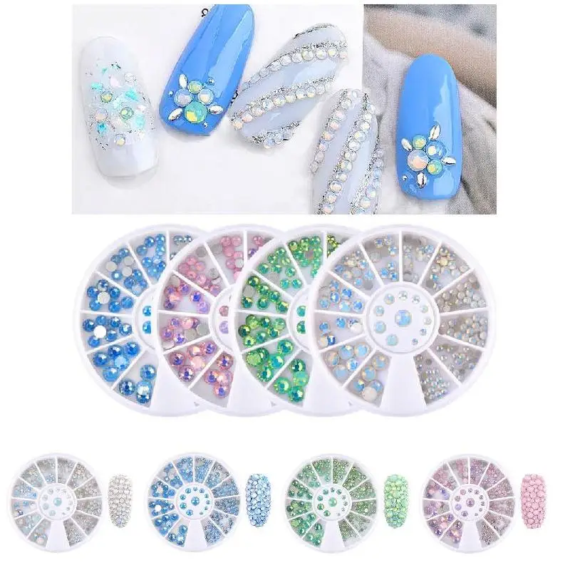 2021 3D Nail Art Glitter Stickers Rhinestones Gems DIY Decoration Round Wheel FRE-Drop
2021 3D Nail Art Glitter Stickers Rhinestones Gems DIY Decoration Round Wheel FRE-Drop