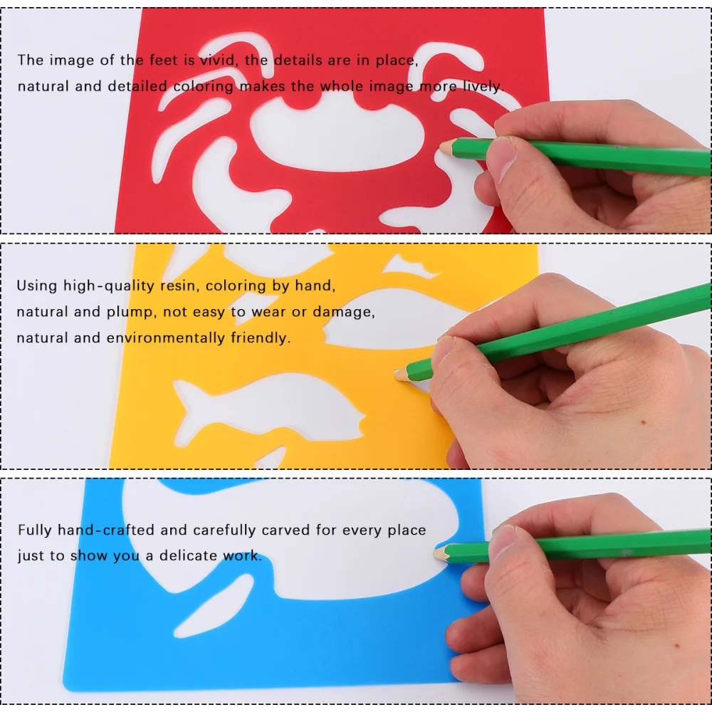 6Pcs Hollow-out Animal Pattern Drawing Board Creative Painting Template Chic Kids Drawing Stencils Reusable Painting Moulds
6Pcs Hollow-out Animal Pattern Drawing Board Creative Painting Template Chic Kids Drawing Stencils Reusable Painting Moulds