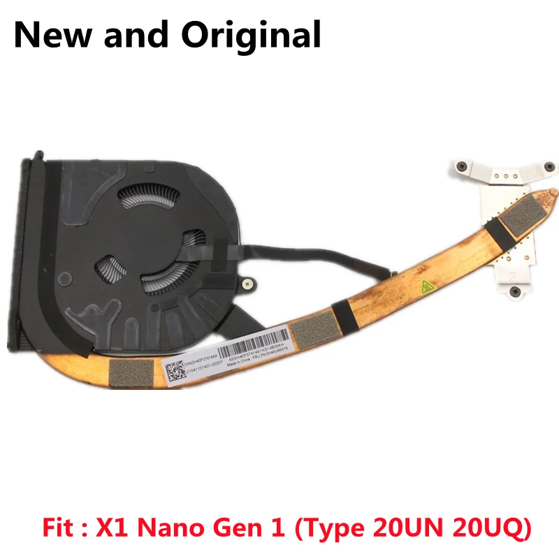 

Новый оригинальный вентилятор охлаждения ЦП Радиатор кулер для ноутбука Lenovo ThinkPad X1 Nano Gen 1 5H40W65016 5H40W65015
