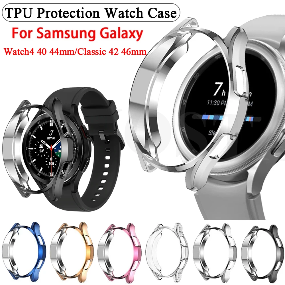 Case For Samsung Galaxy Watch 4 40 44mm/Classic 42 46mm Cover Bumper Accessories Protector Full Coverage Screen Protection 
Case For Samsung Galaxy Watch 4 40 44mm/Classic 42 46mm Cover Bumper Accessories Protector Full Coverage Screen Protection