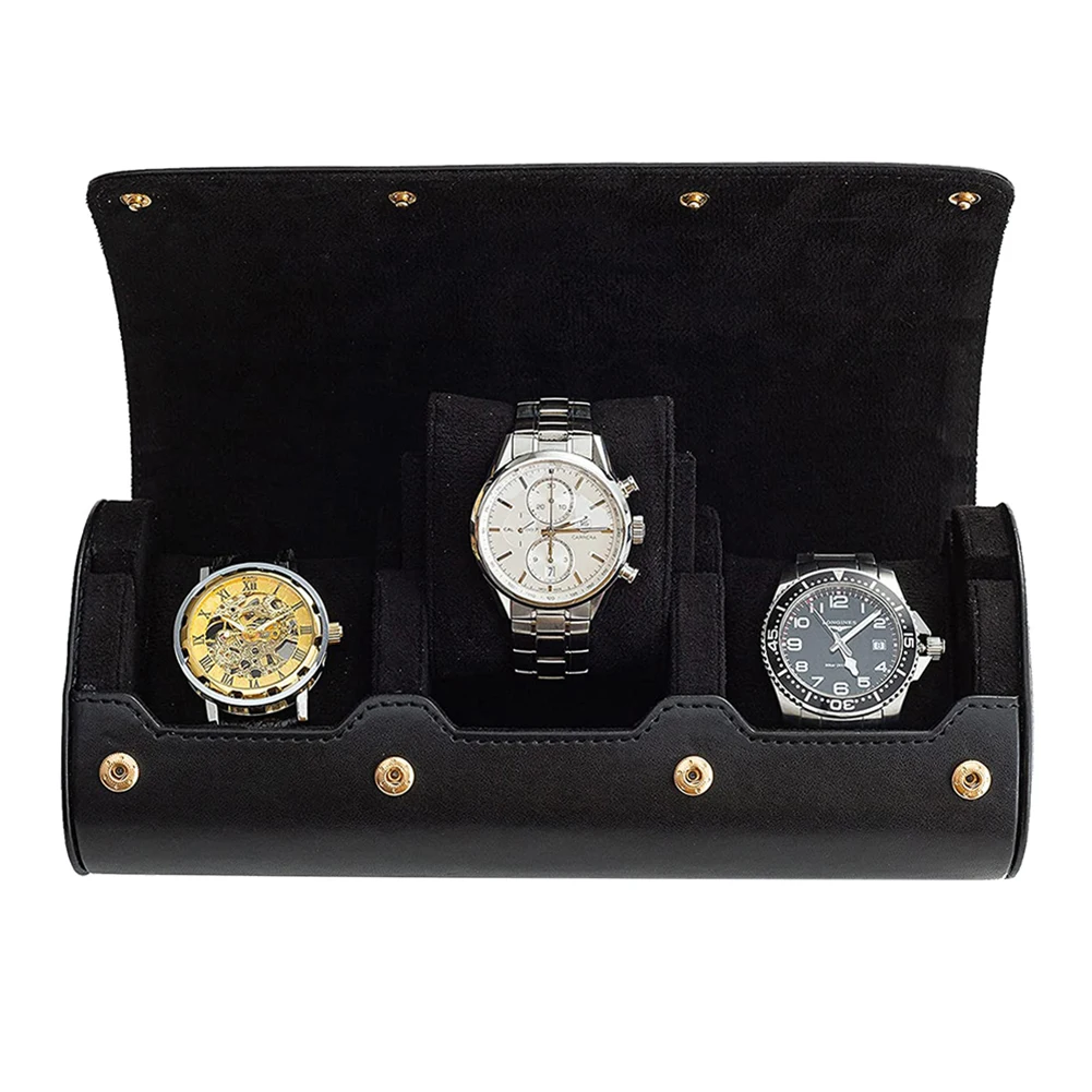 Portable 3 Slot Travel Business Watch Storage Box Chic Leather Display Retro Watch Stand Box Storage Box Gift
Portable 3 Slot Travel Business Watch Storage Box Chic Leather Display Retro Watch Stand Box Storage Box Gift