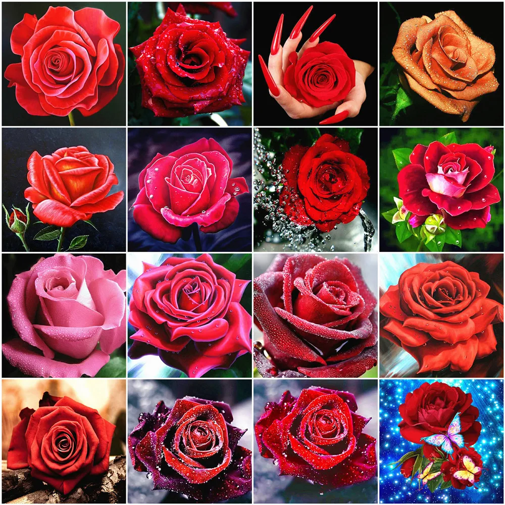 HUACAN Diamond Painting Rose 5D Rhinestone Picture Full Square Round DIY Mosaic Diamond Cross Stitch Flower Home Decoration
HUACAN Diamond Painting Rose 5D Rhinestone Picture Full Square Round DIY Mosaic Diamond Cross Stitch Flower Home Decoration