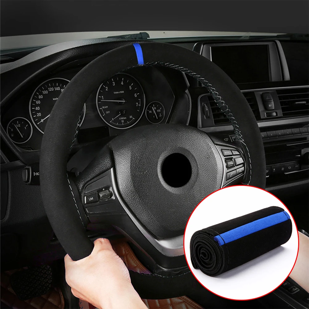1x Brand New And High Quality Car Steering Wheel Suede Anti-Slip Cover Fits For All Models With 15" (38cm )Steering-wheel
1x Brand New And High Quality Car Steering Wheel Suede Anti-Slip Cover Fits For All Models With 15" (38cm )Steering-wheel