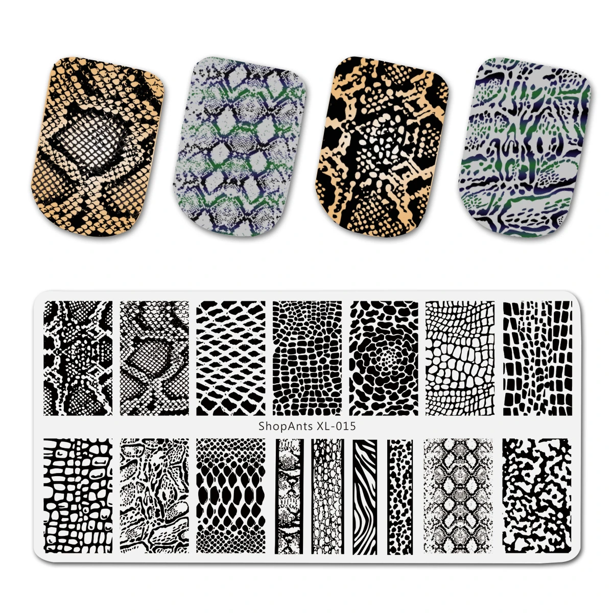 Stainless Steel 6*12cm Nail Stamping Plate Snake Skin Image Natural Pattern Printing Stencil Nail Art Stamp Templates Wholesale
Stainless Steel 6*12cm Nail Stamping Plate Snake Skin Image Natural Pattern Printing Stencil Nail Art Stamp Templates Wholesale