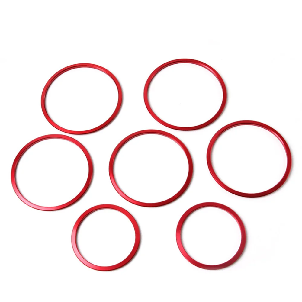 Yubao 7Pcs Red Air Conditioning Vent Outlet Ring Cover Trim Cover For Mercedes Benz C C43 C63 AMG GLC Class 2015-2019
Yubao 7Pcs Red Air Conditioning Vent Outlet Ring Cover Trim Cover For Mercedes Benz C C43 C63 AMG GLC Class 2015-2019