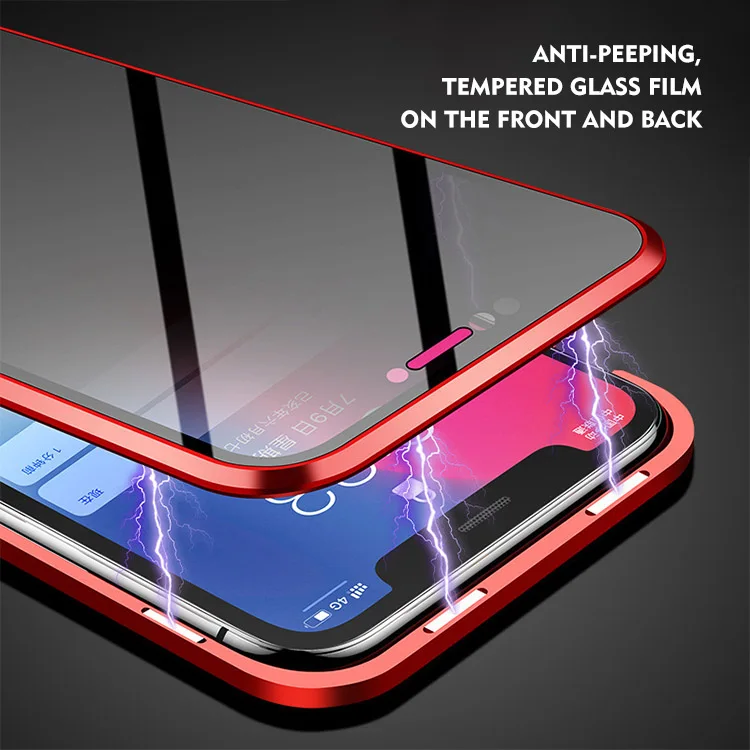 2019 Hot Tempered Glass Magnetic Adsorption mobile phone Case For iPhone Xr
2019 Hot Tempered Glass Magnetic Adsorption mobile phone Case For iPhone Xr