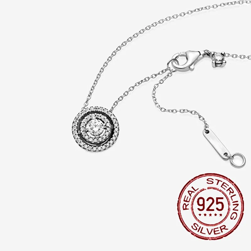 HOT Sale 925 Sterling Silver Classic Pendant Double Round Necklace 925 Sterling Chain 925 Sterling Silver Jewelry Gift Making
HOT Sale 925 Sterling Silver Classic Pendant Double Round Necklace 925 Sterling Chain 925 Sterling Silver Jewelry Gift Making