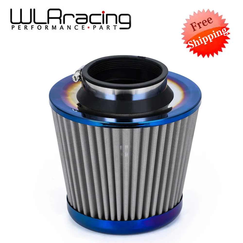 Burnt Blue Neck 3" 76mm High Flow Cold Air Intake Air Filter Power Intake Air Inlet System Mushroom Head Air Cleaner Universal
Burnt Blue Neck 3" 76mm High Flow Cold Air Intake Air Filter Power Intake Air Inlet System Mushroom Head Air Cleaner Universal