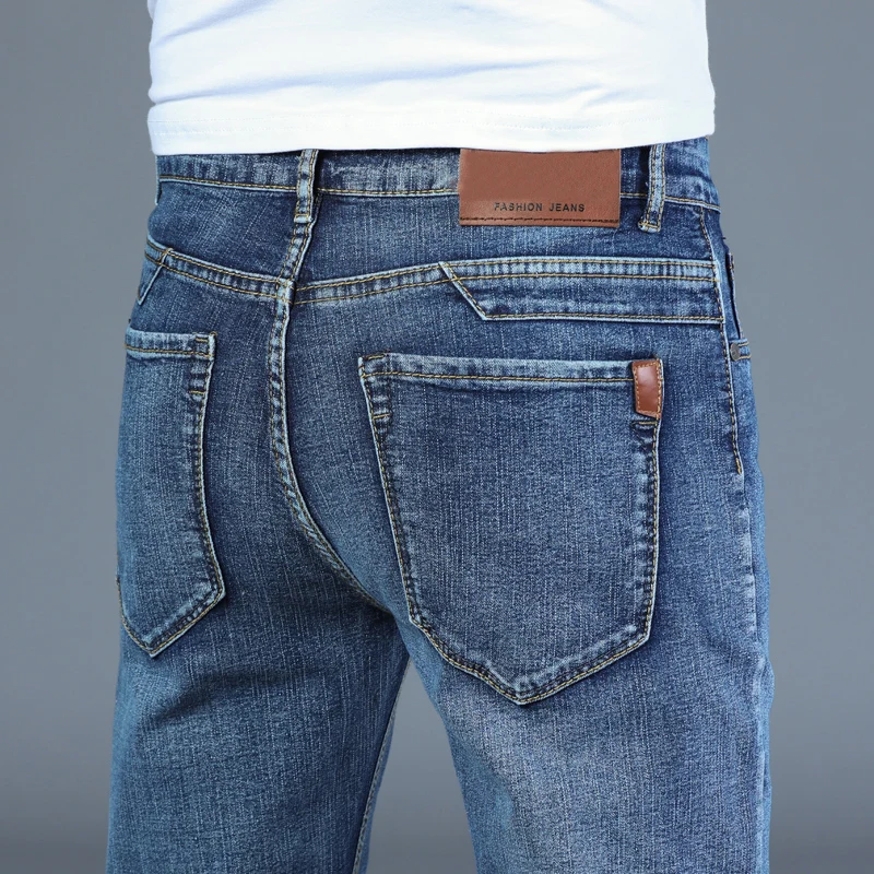2021 Men's Smart Jeans Business Fashion Straight Regular Blue Stretch Denim Trousers Classic Men Plus Size 28-40
2021 Men's Smart Jeans Business Fashion Straight Regular Blue Stretch Denim Trousers Classic Men Plus Size 28-40