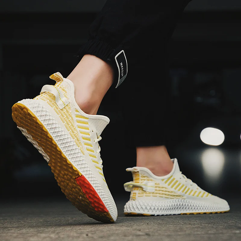 Zapatos Casuales Shoes Sneakers Men Solid White Fashion Knitting Casual Fashionable Sports Men's Sneaker Male Man Shoe
Zapatos Casuales Shoes Sneakers Men Solid White Fashion Knitting Casual Fashionable Sports Men's Sneaker Male Man Shoe