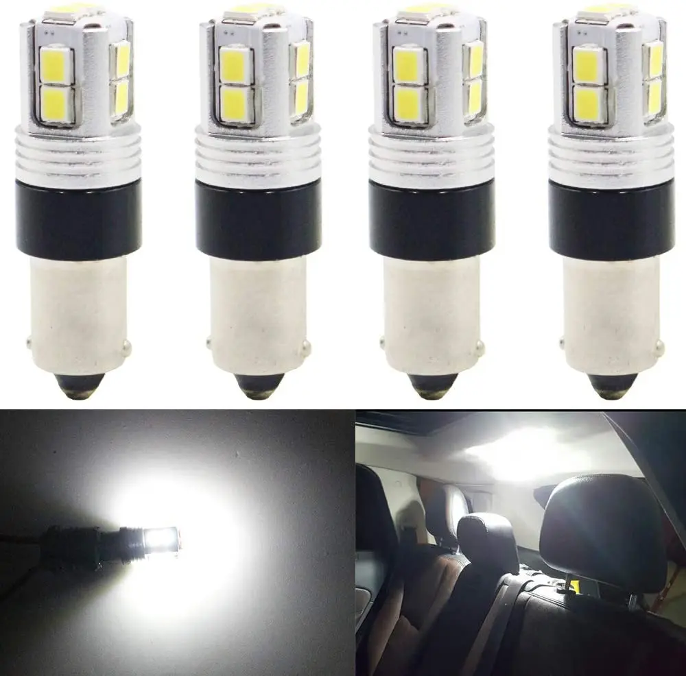 4 шт. клиновидные BA9 BA9S 53 57 1895 6411 белые 10 SMD 2835 Неполярные светодиодные лампы 9-18 в для салона автомобиля Купол Карта двери номерной знак свет
4 шт. клиновидные BA9 BA9S 53 57 1895 6411 белые 10 SMD 2835 Неполярные светодиодные лампы 9-18 в для салона автомобиля Купол Карта двери номерной знак свет