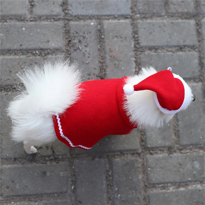 Dog Suits Christmas Dog Cloak Hat Set Red Fleece Pet Dog Coat Cape Dog Clothes Puppy Apparel for Celebrating Christmas Dress
Dog Suits Christmas Dog Cloak Hat Set Red Fleece Pet Dog Coat Cape Dog Clothes Puppy Apparel for Celebrating Christmas Dress