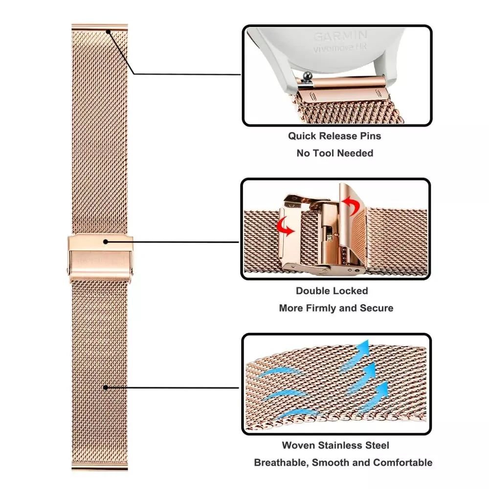 Watch band Compatible with huawei watch b6 b3 GT 2 GT2 42mm 46mm honor 1 B5 S1 fit hauwei watch 2 pro 2pro for honor magic dream
Watch band Compatible with huawei watch b6 b3 GT 2 GT2 42mm 46mm honor 1 B5 S1 fit hauwei watch 2 pro 2pro for honor magic dream