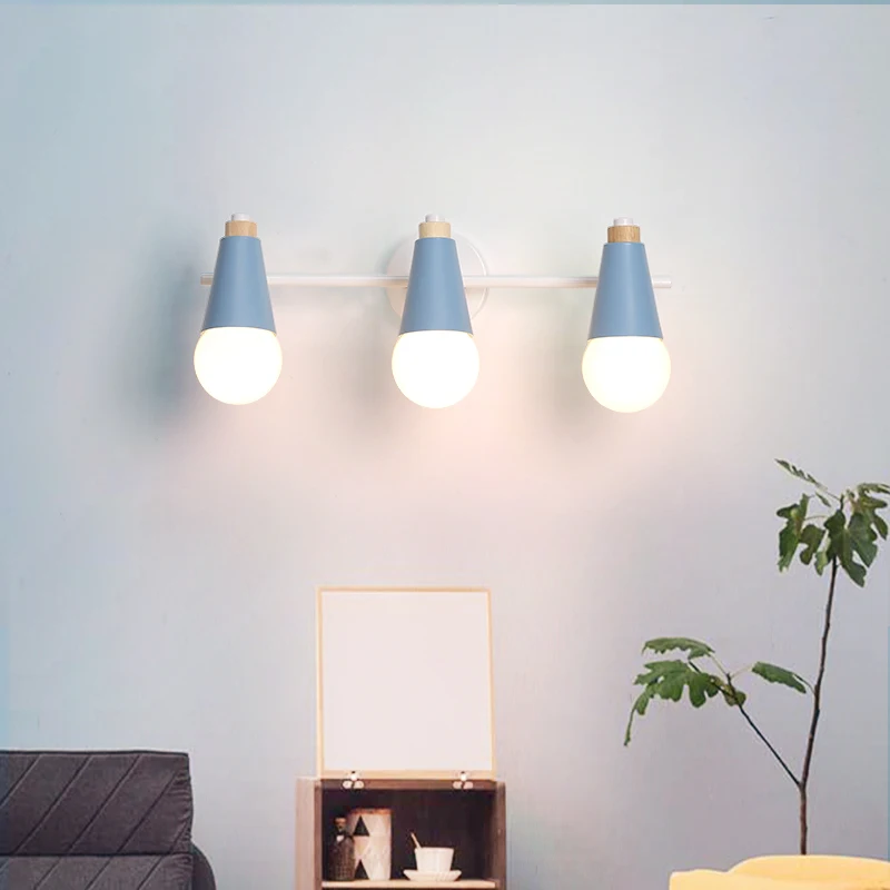Nordic modern minimalist bedside bedroom bathroom bathroom mirror front wall lamp solid wood corridor aisle wall lamp WF1015
Nordic modern minimalist bedside bedroom bathroom bathroom mirror front wall lamp solid wood corridor aisle wall lamp WF1015