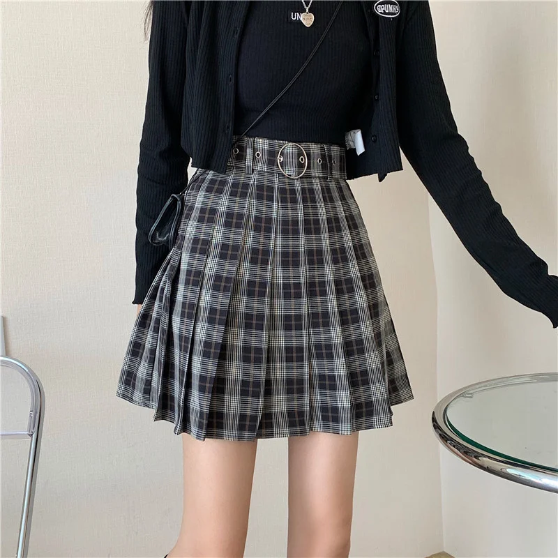 2021 New Plaid Skirts Women Harajuku High Waisted Kawaii Korean Style Fashion Sweet Casual A-line Vintage Skirts Streetwear 
2021 New Plaid Skirts Women Harajuku High Waisted Kawaii Korean Style Fashion Sweet Casual A-line Vintage Skirts Streetwear