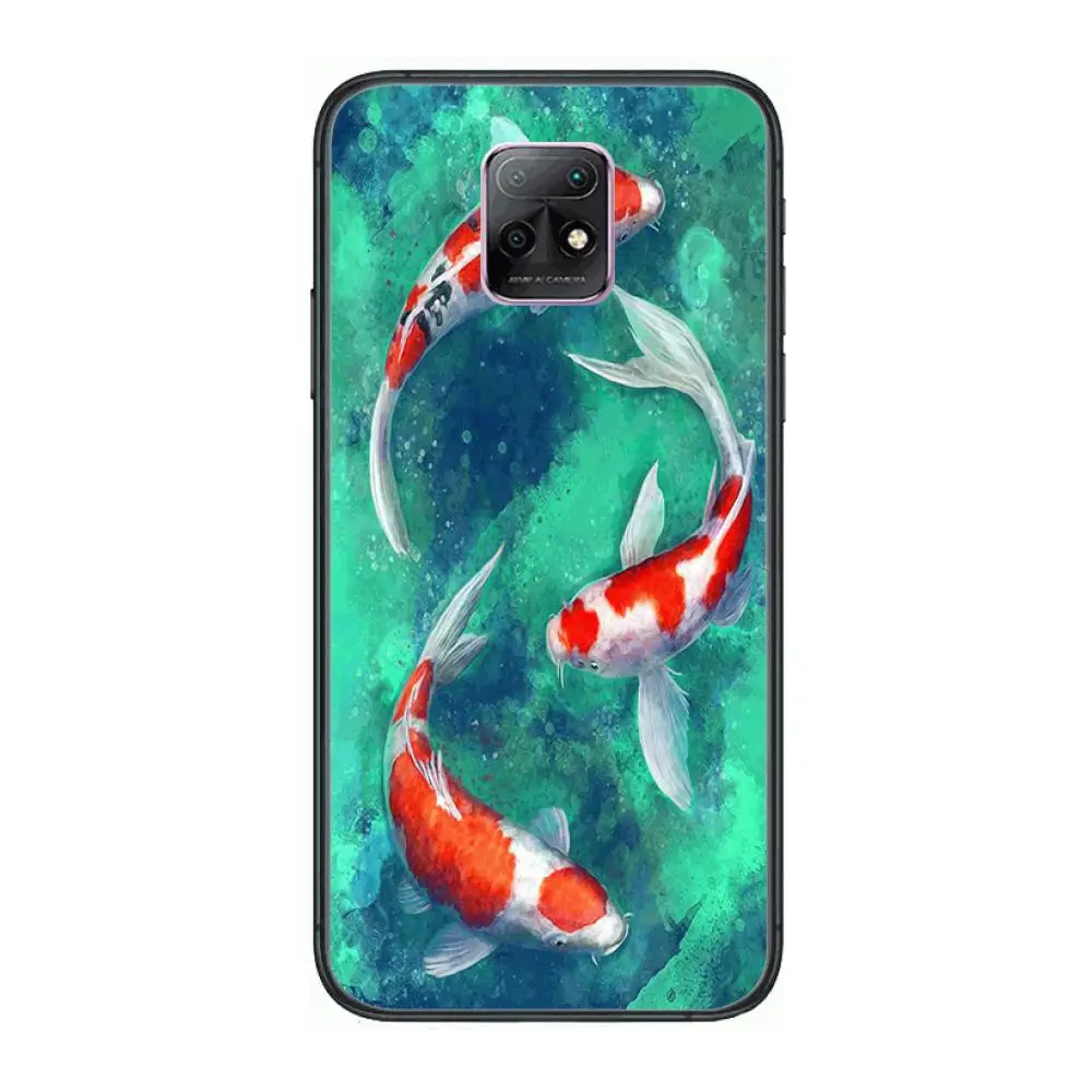 Koi fish Lucky Phone Case For XiaoMi Redmi 10X 9 8 7 6 5 A Pro S2 K20 T 5G Y1 Anime Black Cover Silicone Back Pretty 
Koi fish Lucky Phone Case For XiaoMi Redmi 10X 9 8 7 6 5 A Pro S2 K20 T 5G Y1 Anime Black Cover Silicone Back Pretty