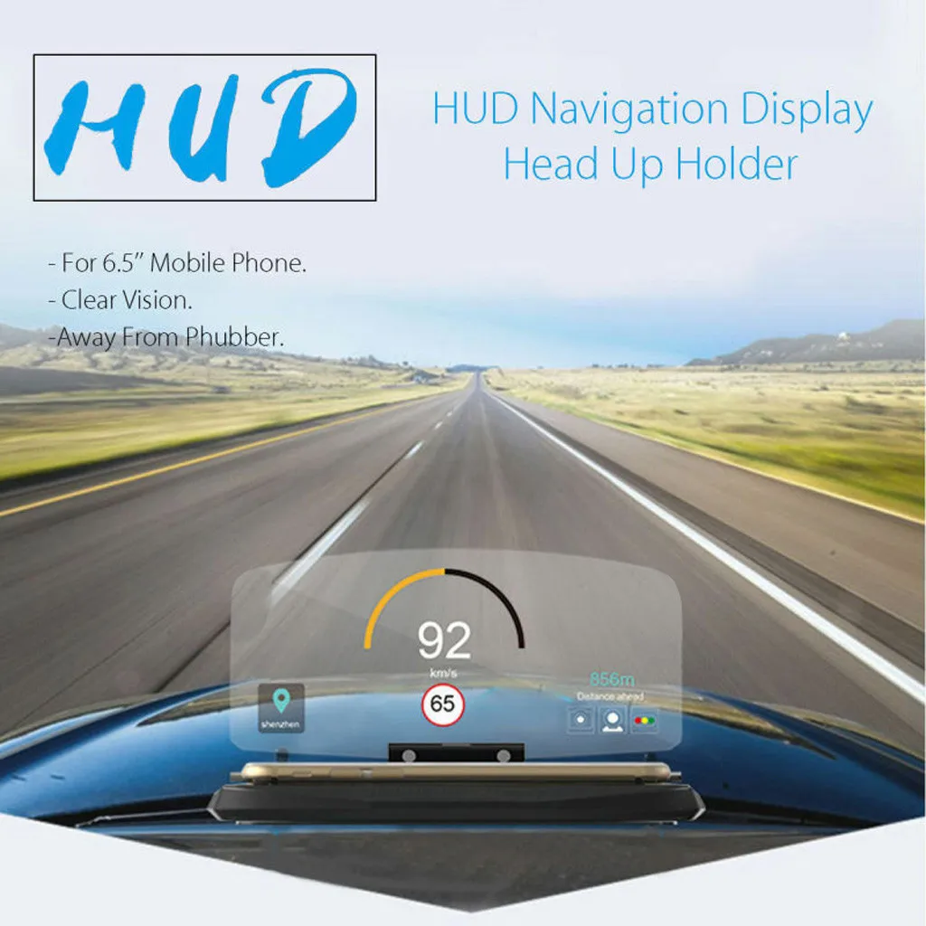 . Универсальный автомобильный проектор проектора HUD для телефона
