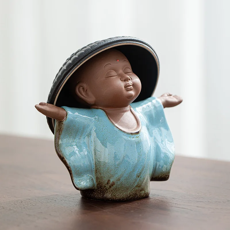 Ceramic Creative Little Monk Tea Strainer Tea Leaking Tea Filter Net Home Kung Fu Tea Set Accessories
Ceramic Creative Little Monk Tea Strainer Tea Leaking Tea Filter Net Home Kung Fu Tea Set Accessories