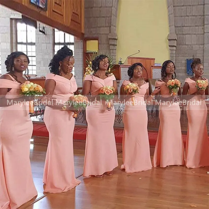 2021 Blush Pink Bridesmaid Dresses Off Shoulder Plus Size Mermaid Long Party Dress For Summer Country Garden Formal Wedding
2021 Blush Pink Bridesmaid Dresses Off Shoulder Plus Size Mermaid Long Party Dress For Summer Country Garden Formal Wedding