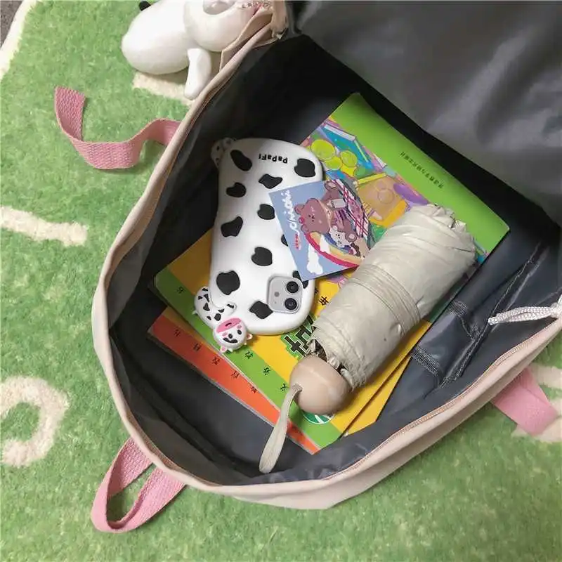 New color contrast female fashion backpack nylon student backpacks of capacity dwaterproof travel backpacks water
New color contrast female fashion backpack nylon student backpacks of capacity dwaterproof travel backpacks water