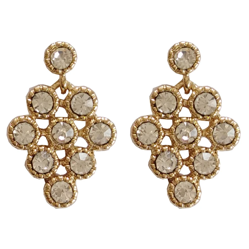 S925 needle Delicate Jewelry Earrings Golden Plating High Quality Shiny Clear Crystal Dangle Drop Earrings For Girl Student Gift
S925 needle Delicate Jewelry Earrings Golden Plating High Quality Shiny Clear Crystal Dangle Drop Earrings For Girl Student Gift