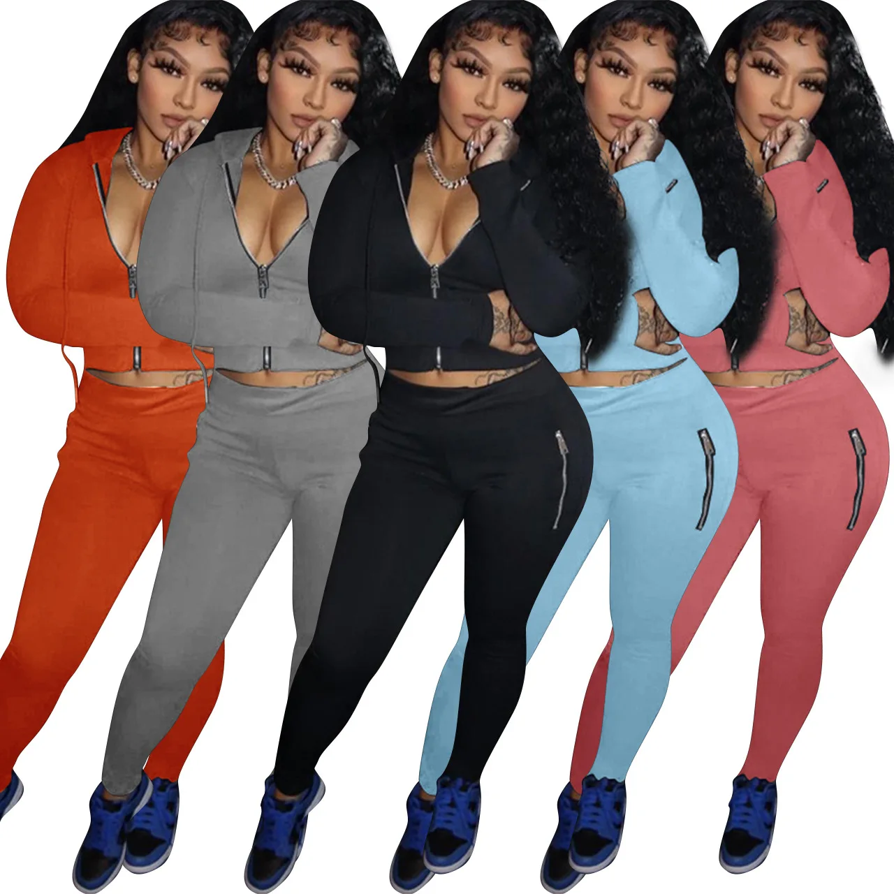 Women 2 Piece Set Casual Sport Outfits Tracksuit Hoodies Sweatshirt+Sweatpants Jogger Pants 2021 Fashion Autumn Sportswear
Women 2 Piece Set Casual Sport Outfits Tracksuit Hoodies Sweatshirt+Sweatpants Jogger Pants 2021 Fashion Autumn Sportswear