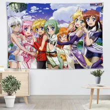 DOG DAYS Anime Tapestry Wall Hanging Decor Wall Cloth Tapestries Home Decoration Accessories Psychedelic Carpet Decorative 2.25