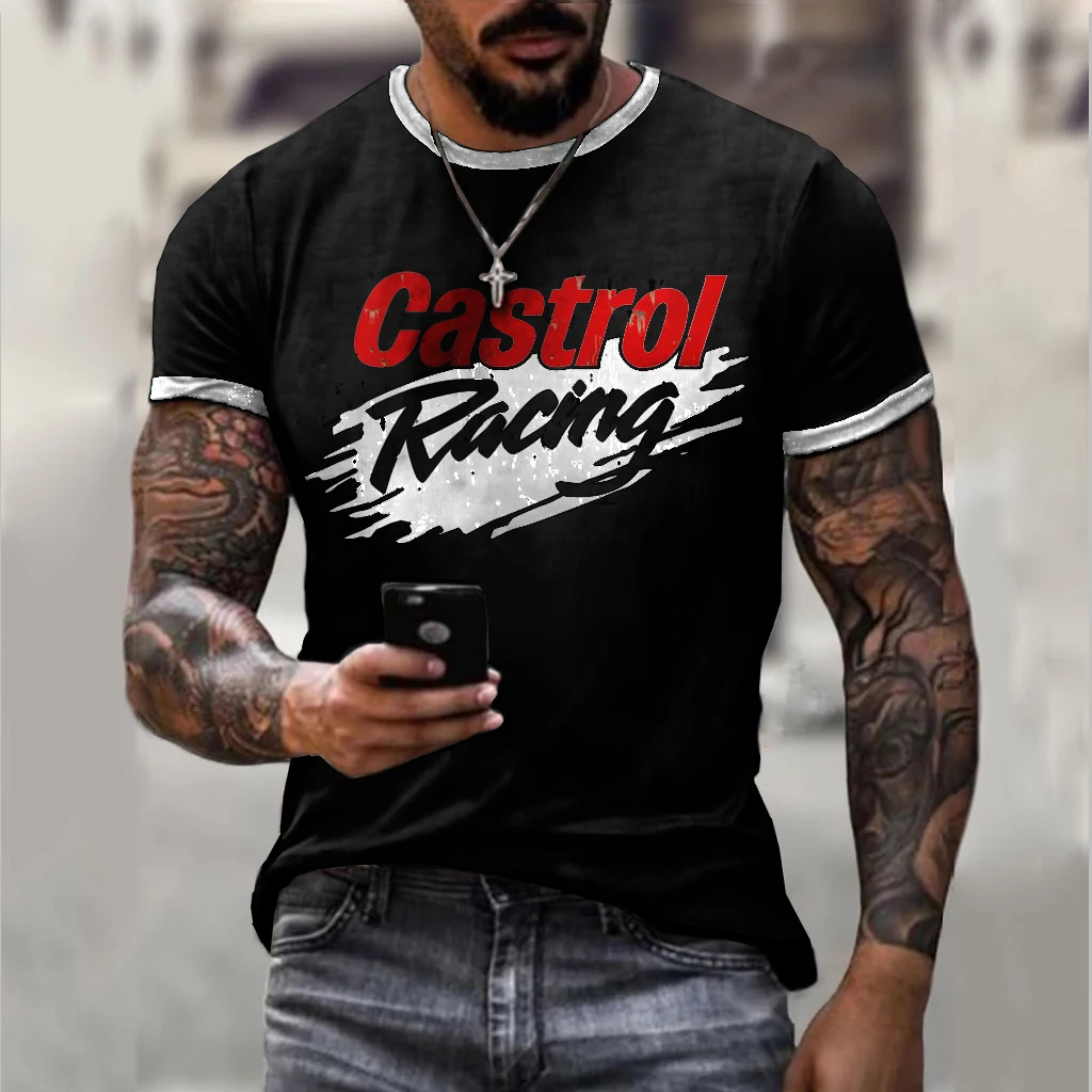 Summer men's retro print design short-sleeved round neck loose personality men's 3DT shirt casual long-sleeved shorts
Summer men's retro print design short-sleeved round neck loose personality men's 3DT shirt casual long-sleeved shorts