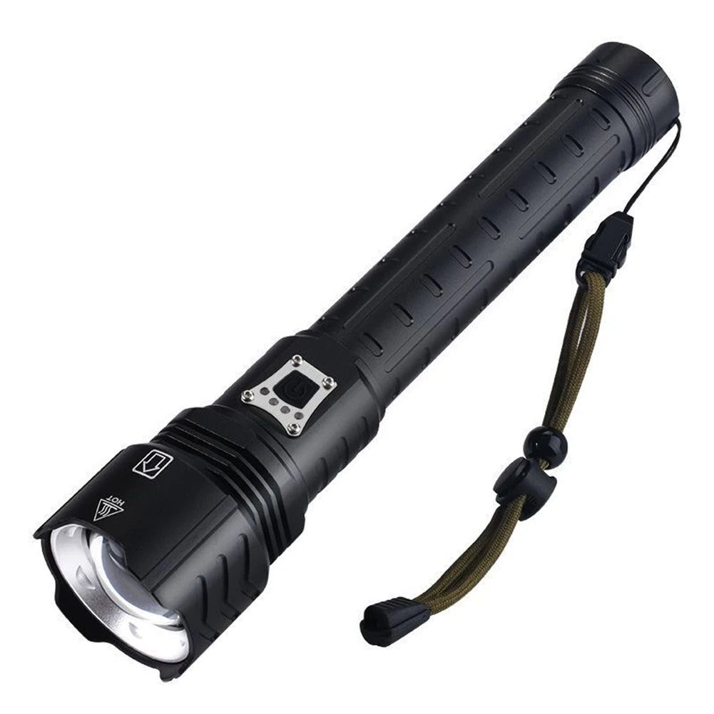 Zoomable Torch with Power Indicator USB Output Rechargeable XHP90 LED Flashlight Lantern Flashlight Waterproof Spot Lamp
Zoomable Torch with Power Indicator USB Output Rechargeable XHP90 LED Flashlight Lantern Flashlight Waterproof Spot Lamp