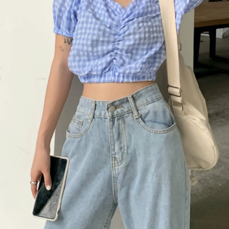 Jeans Women Denim Wide Leg Long High Waist Loose Korean Style Casual Retro Trendy BF Ulzzang Streetwear Leisure Womens All-match
Jeans Women Denim Wide Leg Long High Waist Loose Korean Style Casual Retro Trendy BF Ulzzang Streetwear Leisure Womens All-match