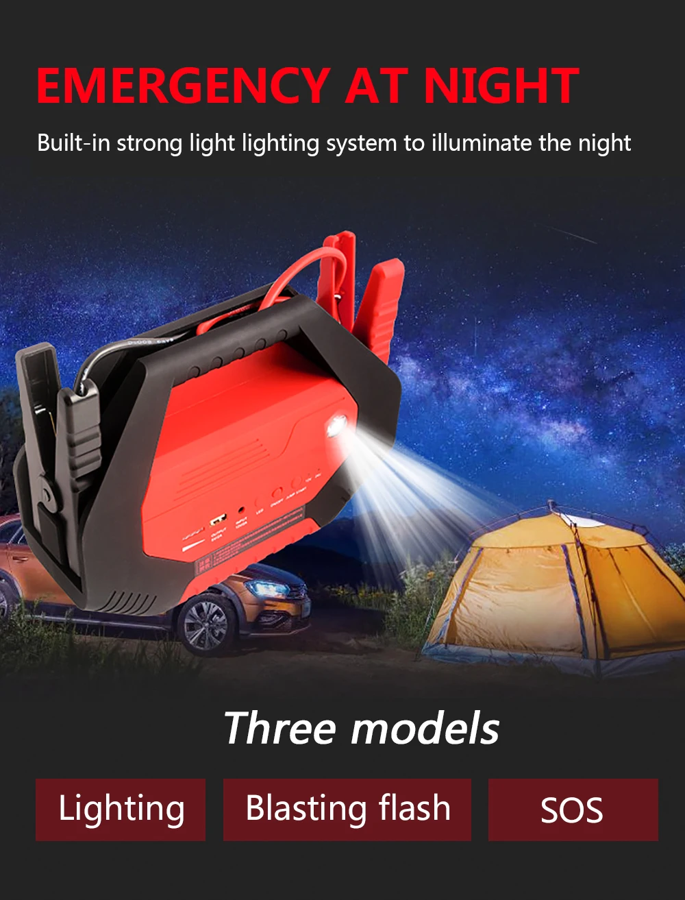 24000mah Super Capacity Power Booster 1000A Peak Jump Starter 12V 24V For Heavy Truck
24000mah Super Capacity Power Booster 1000A Peak Jump Starter 12V 24V For Heavy Truck
